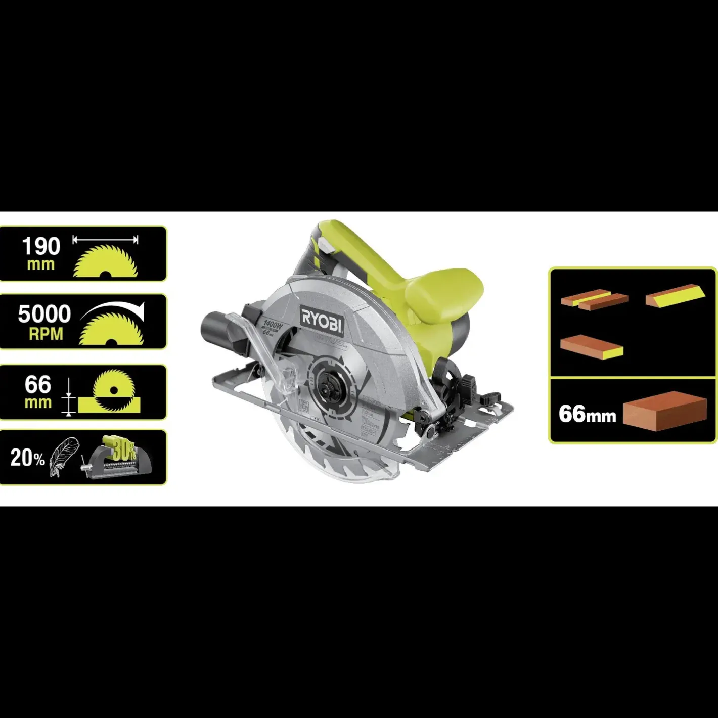Ryobi RCS1400-G rundsav 1400W* Rundsave