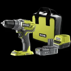 Ryobi R18DD3-120S bore-/skruemaskine 18V ONE+ 1x2,0 Ah* Bore- Og Skruemaskiner