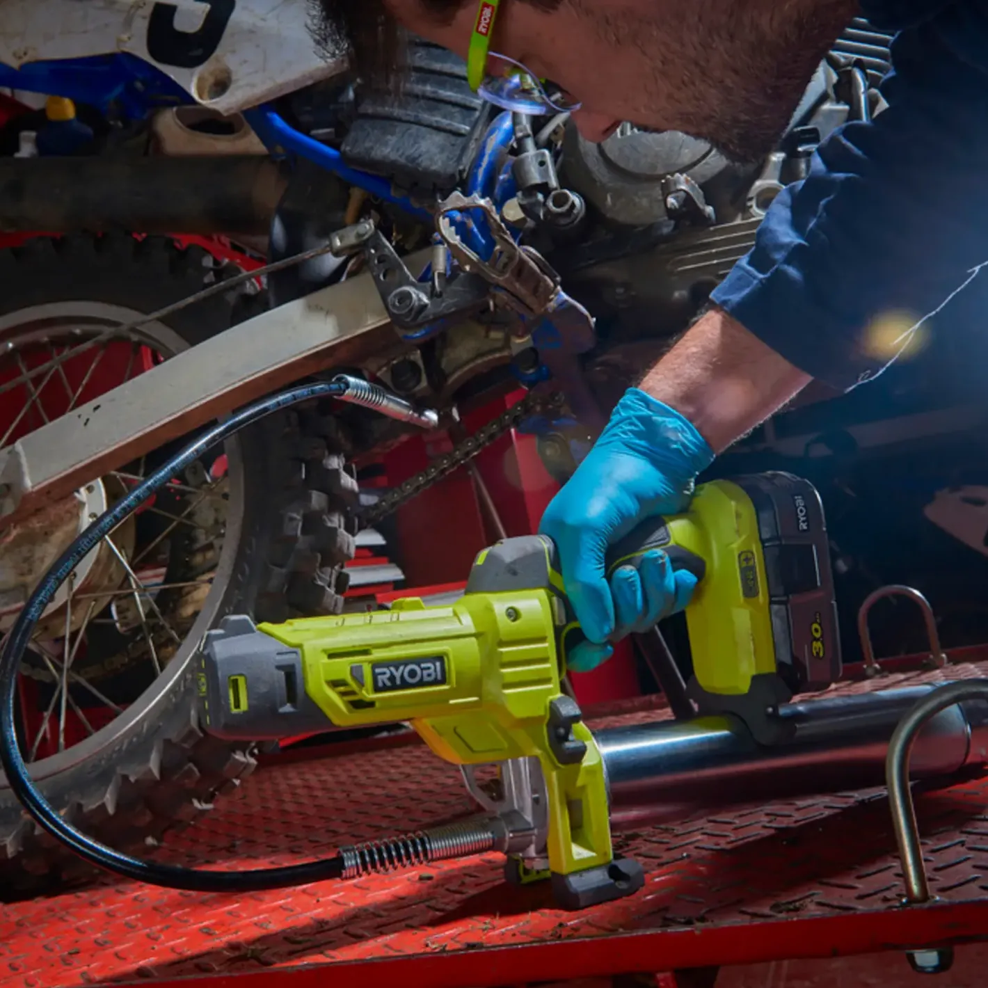 Ryobi R18GG-0 fedtsprøjte 18V ONE+ solo* Fedtsprøjter