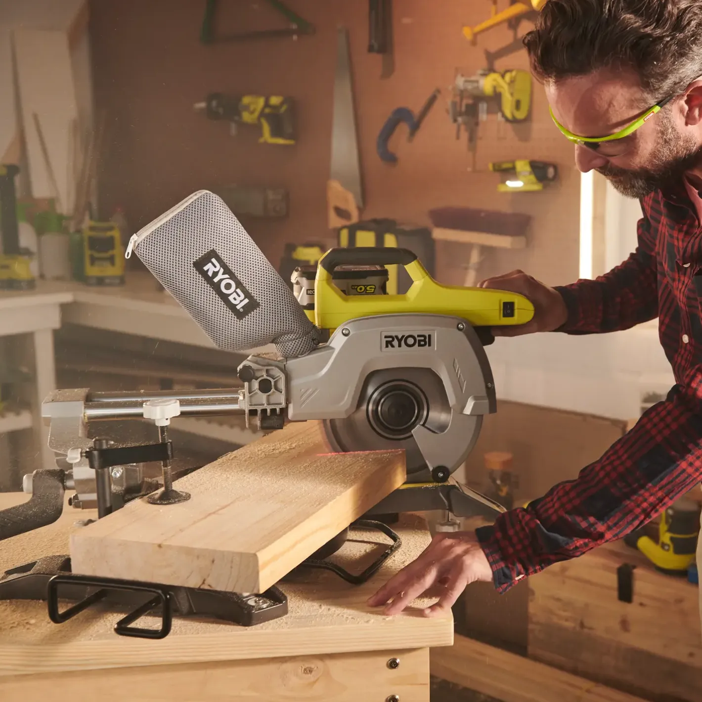Ryobi R18MS216-0 akku kap-/geringssav 18V ONE+ solo* Kap-/Geringssave