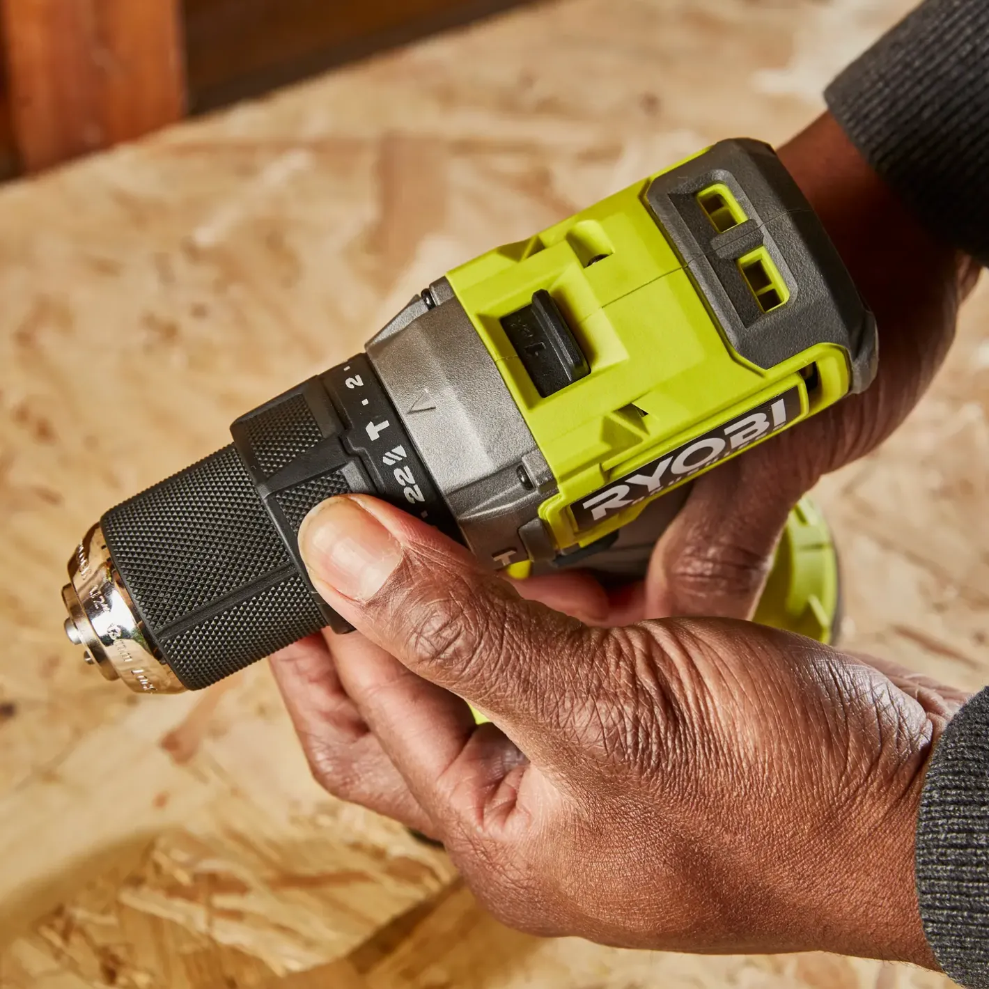 Ryobi RPD18BL1-2C42S slagbore-/skruemaskine sæt 18V ONE+* Bore- Og Skruemaskiner