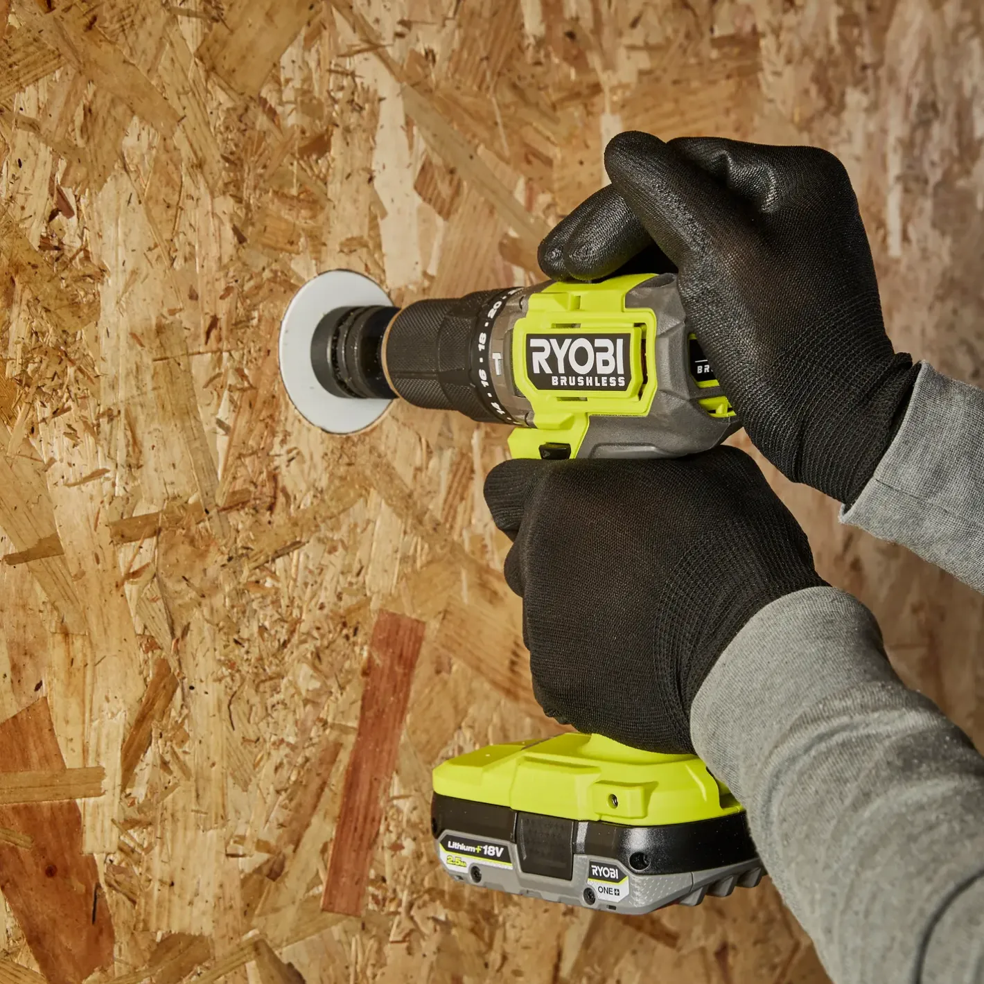 Ryobi RPD18BL1-2C42S slagbore-/skruemaskine sæt 18V ONE+* Bore- Og Skruemaskiner