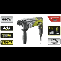 Ryobi RSDS680-K SDS+ bore-/mejselhammer 680W* Mejselhamre