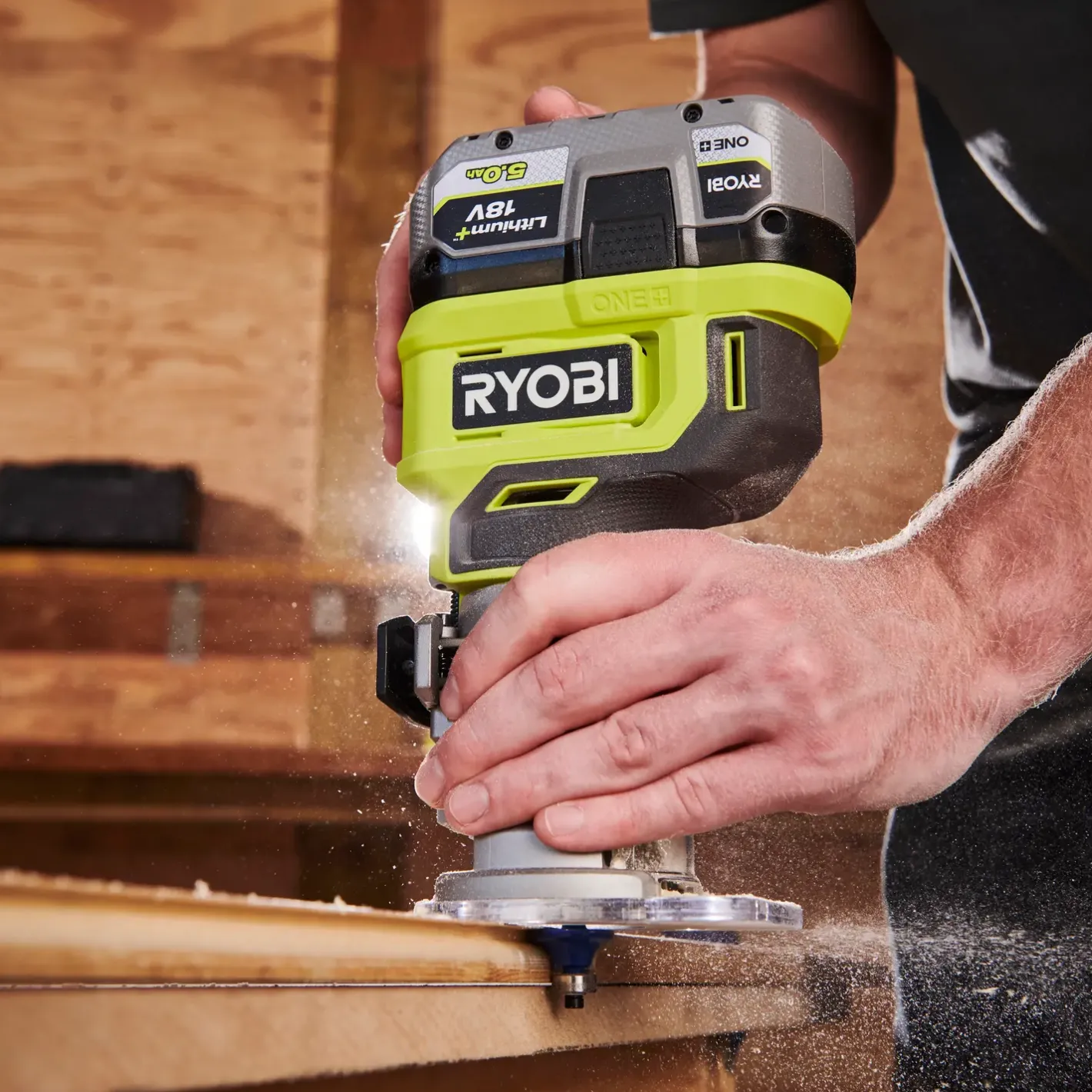 Ryobi RTR18-0 overfræser 18V ONE+ solo* Overfræsere