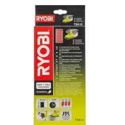 Ryobi TSA10 slibepapir 10 stk* Sliberondeller Og Slibeark