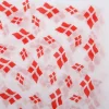 Abena Serviet 1-lags 1/4 fold hvid med dannebrogsflag 33x33 cm. - 50 stk.* Kaffe Og Køkkenudstyr|Tilbehør Til Kontor Og Værksted