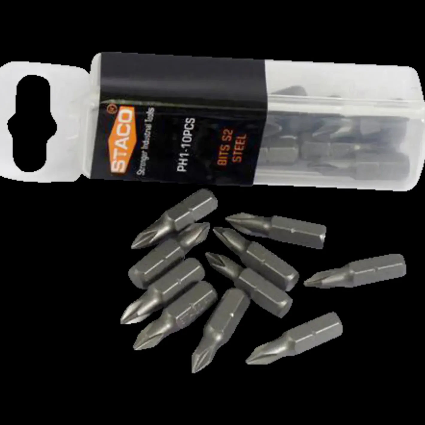 STACO bits 1/4"x25 mm PH2 2 stk* Bits- Og Bitssæt