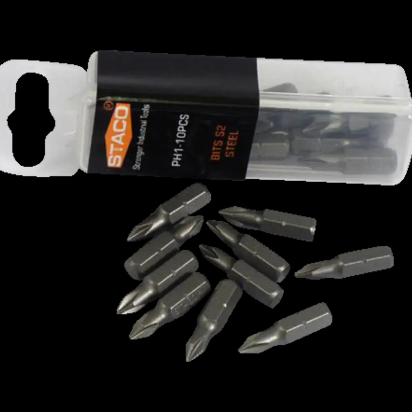 STACO bits 1/4"x25 mm PZ2 2 stk* Bits- Og Bitssæt