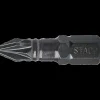 STACO bits 1/4"x25 mm PZ2 Heavy duty torsion 8 stk* Bits- Og Bitssæt