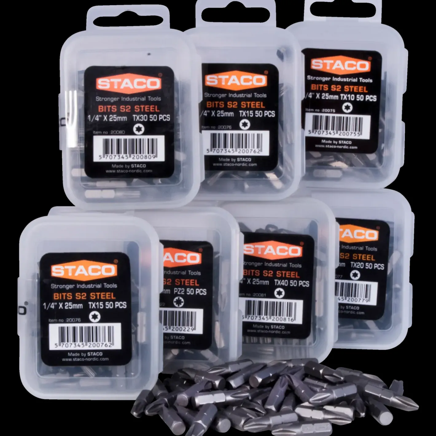 STACO bits 1/4"x25 mm TX30 2 stk* Bits- Og Bitssæt