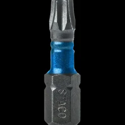 STACO Slagbits torsion impact TX25 6 stk blå* Bits- Og Bitssæt
