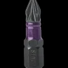 STACO Slagbits torsion impact PZ2 6 stk lilla* Bits- Og Bitssæt