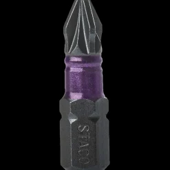 STACO Slagbits torsion impact PZ2 6 stk lilla* Bits- Og Bitssæt