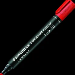 Staedtler permanent marker rød 2-5 mm* Kontorartikler|Tilbehør Til Kontor Og Værksted