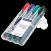 Staedtler PERMANENT MARKER 352 WP4  RØD/BLÅ/GRØN/SORT* Kontorartikler|Tilbehør Til Kontor Og Værksted