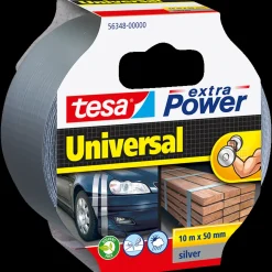 Tesa ® extra Power Universal sølv 10 m x 50 mm* Flytteudstyr|Tape Og Opmærkning