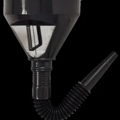 Schou Tragt m/flextud Ø145 mm sort* Autotilbehør