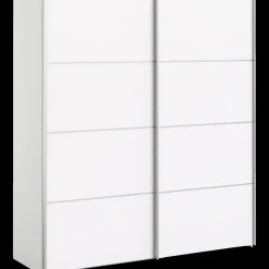 Tvilum Verona skydedørsskab 2 låger 182x201 cm hvid* Garderobe|Tilbehør Til Kontor Og Værksted