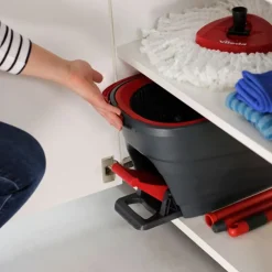 Vileda Turbo Spin trådmoppe rengøringssæt* Rengøringsartikler|Tilbehør Til Kontor Og Værksted