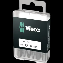 Wera DIY bitssæt 851/1Z PH 2x25 10 stk* Bits- Og Bitssæt
