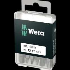 Wera DIY bitsæt 855/1Z PZ 1x25 10 stk* Bits- Og Bitssæt