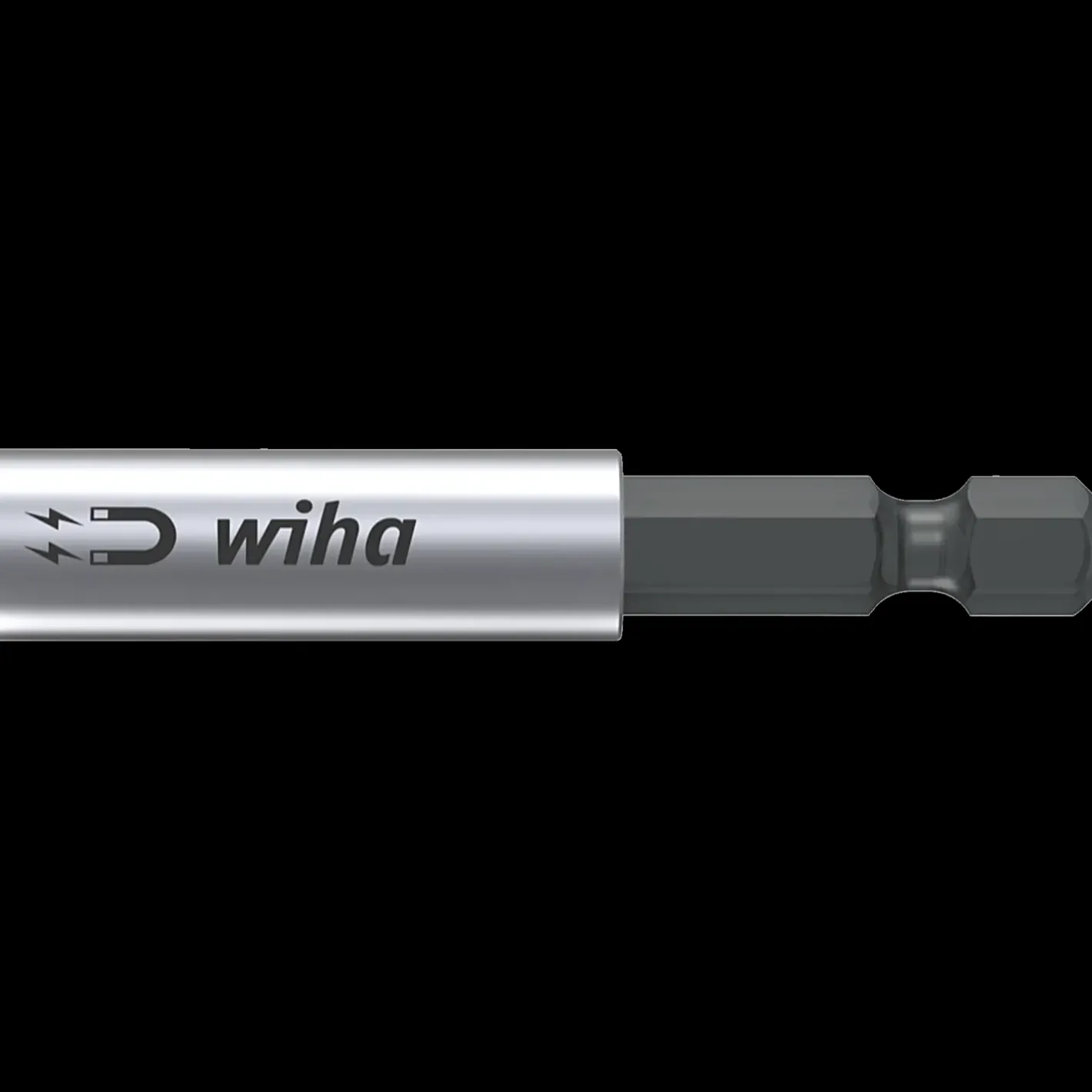 Wiha Magnetisk bitholder ekstra kraftig 1/4" x 60* Bits- Og Bitssæt