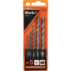 Work>it murborsæt 5 dele* Bor- Og Borsæt